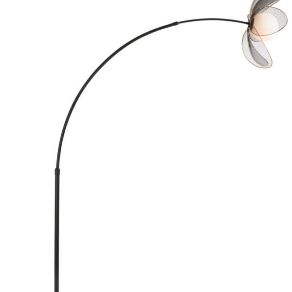 Magnolia vloerlamp H185cm 1*E14 - Zwart