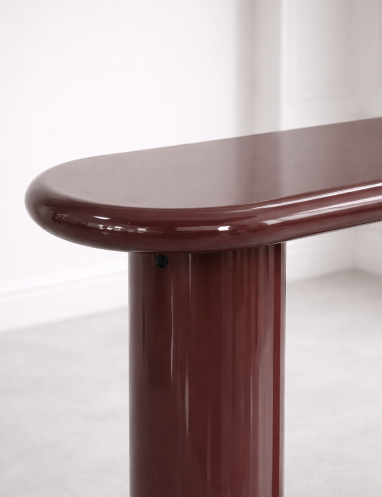 Mauro wandtafel 120cm - Bordeaux - Afbeelding 3
