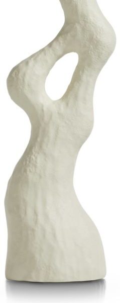 Debra vaas H32cm - Cremekleurig