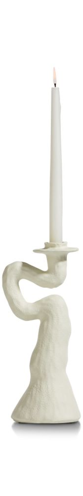 Debra kandelaar H30cm - Cremekleurig - Afbeelding 2