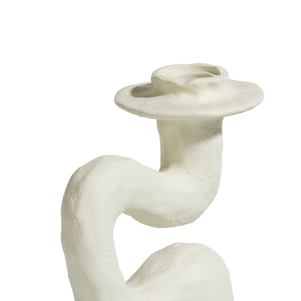 Debra kandelaar H30cm - Cremekleurig - Afbeelding 3