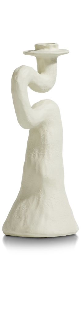 Debra kandelaar H30cm - Cremekleurig - Afbeelding 6