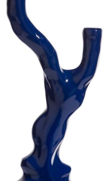 Rebecca kandelaar H36cm - Blauw