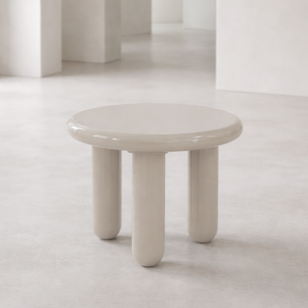 Mauro bijzettafel h45cm - Cremekleurig