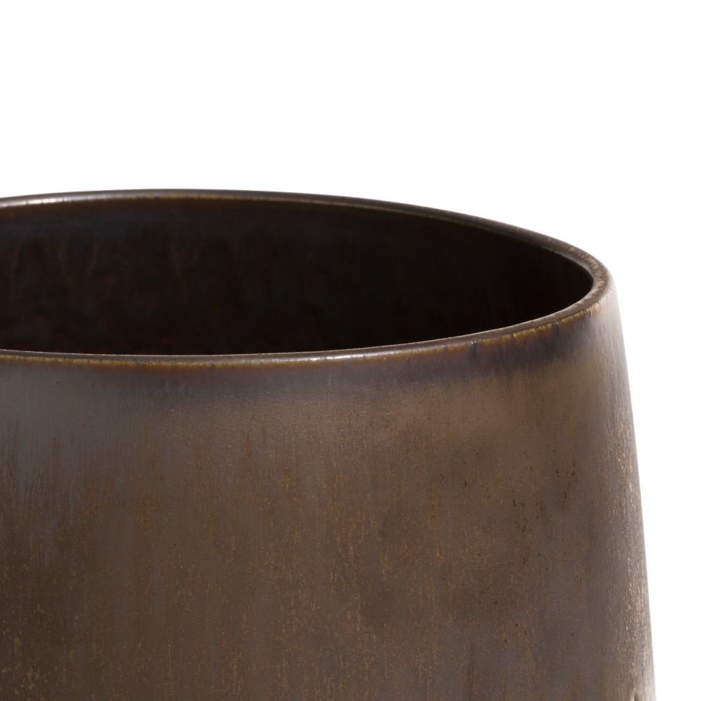Lara bloempot H17cm - Grijs - Afbeelding 3