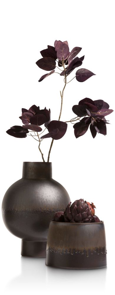Lara bloempot H17cm - Grijs - Afbeelding 6