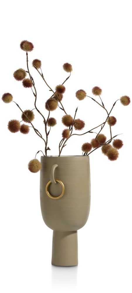 Presley vaas H34cm - Beige - Afbeelding 7