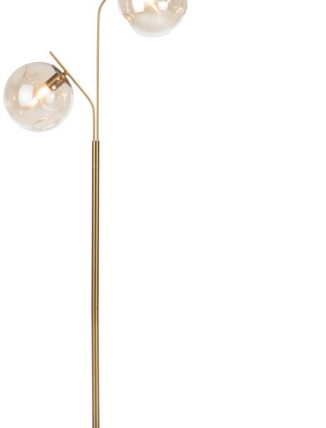 Bo vloerlamp 2*E27 - Goud