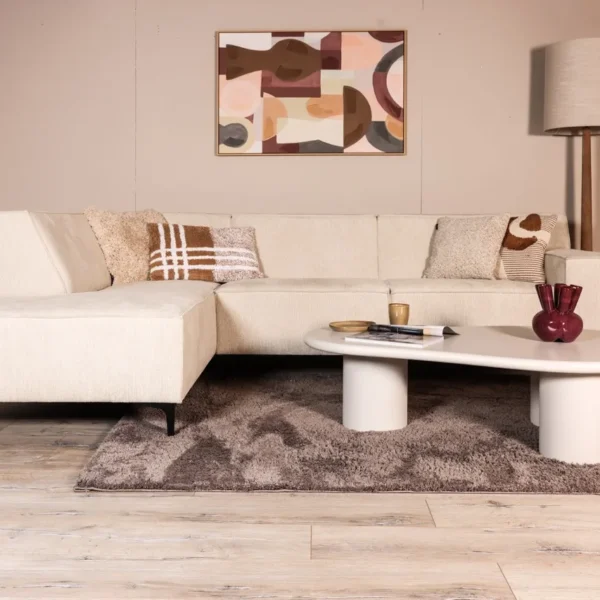 Hoekbank Delta - Naturel