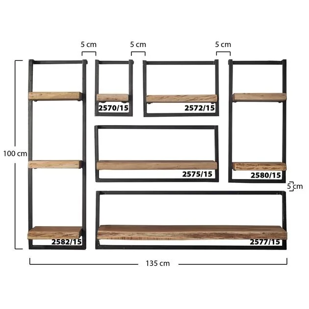 Wandplank Edge Frame 40 - Afbeelding 11