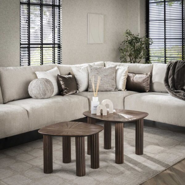 2666_19R_1 Salontafel Maya Teak vierhoekig set/2