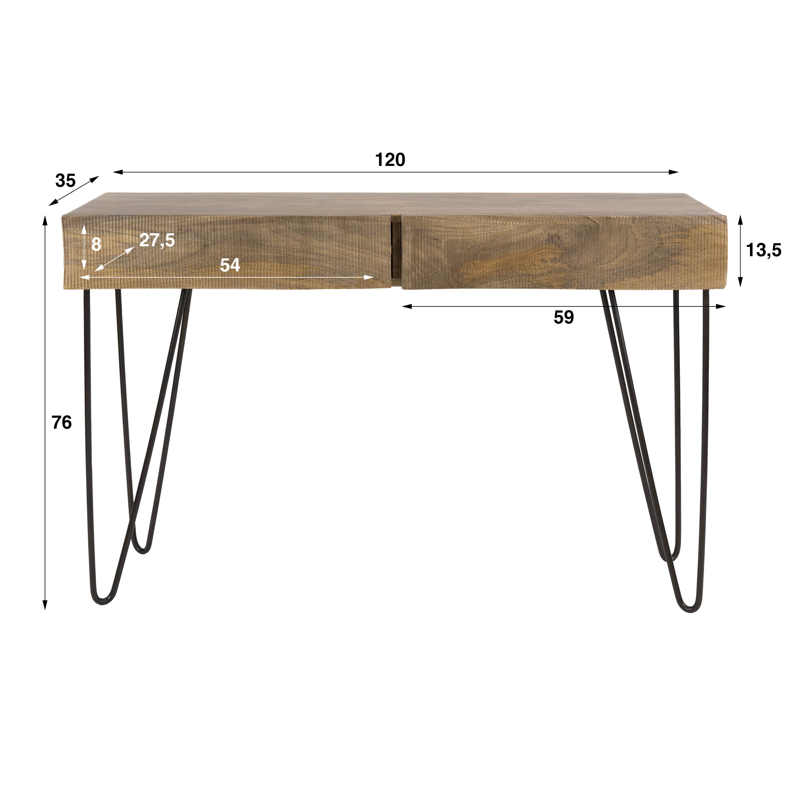 Hal-/kaptafel Ocean 2L - Afbeelding 5