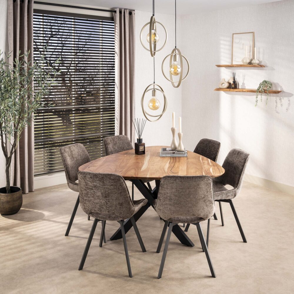 Eettafel Triangle 135x135 - Afbeelding 2