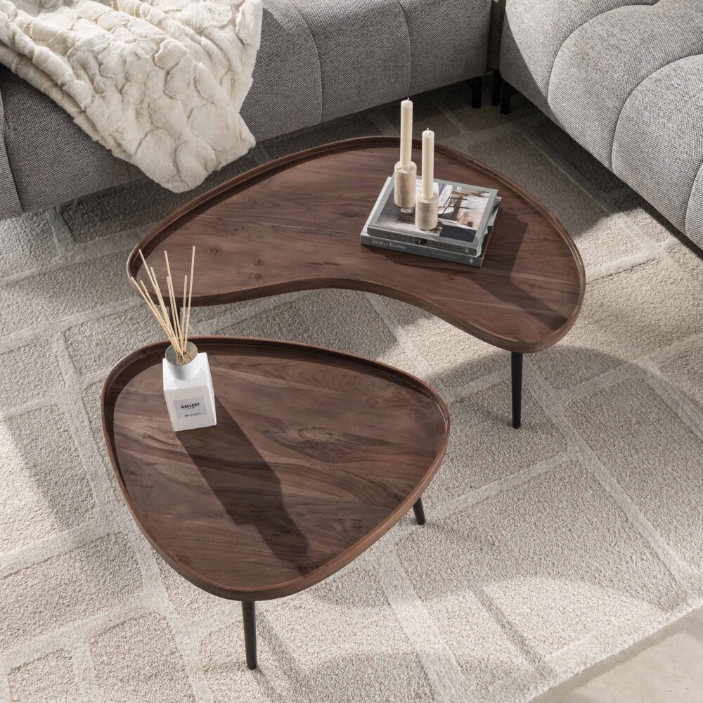 Salontafel Carve organisch set/2 - Afbeelding 2
