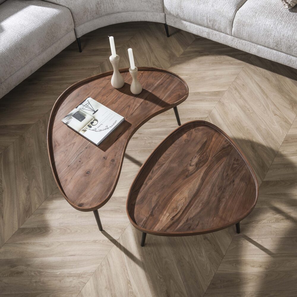 Salontafel Carve organisch set/2 - Afbeelding 5