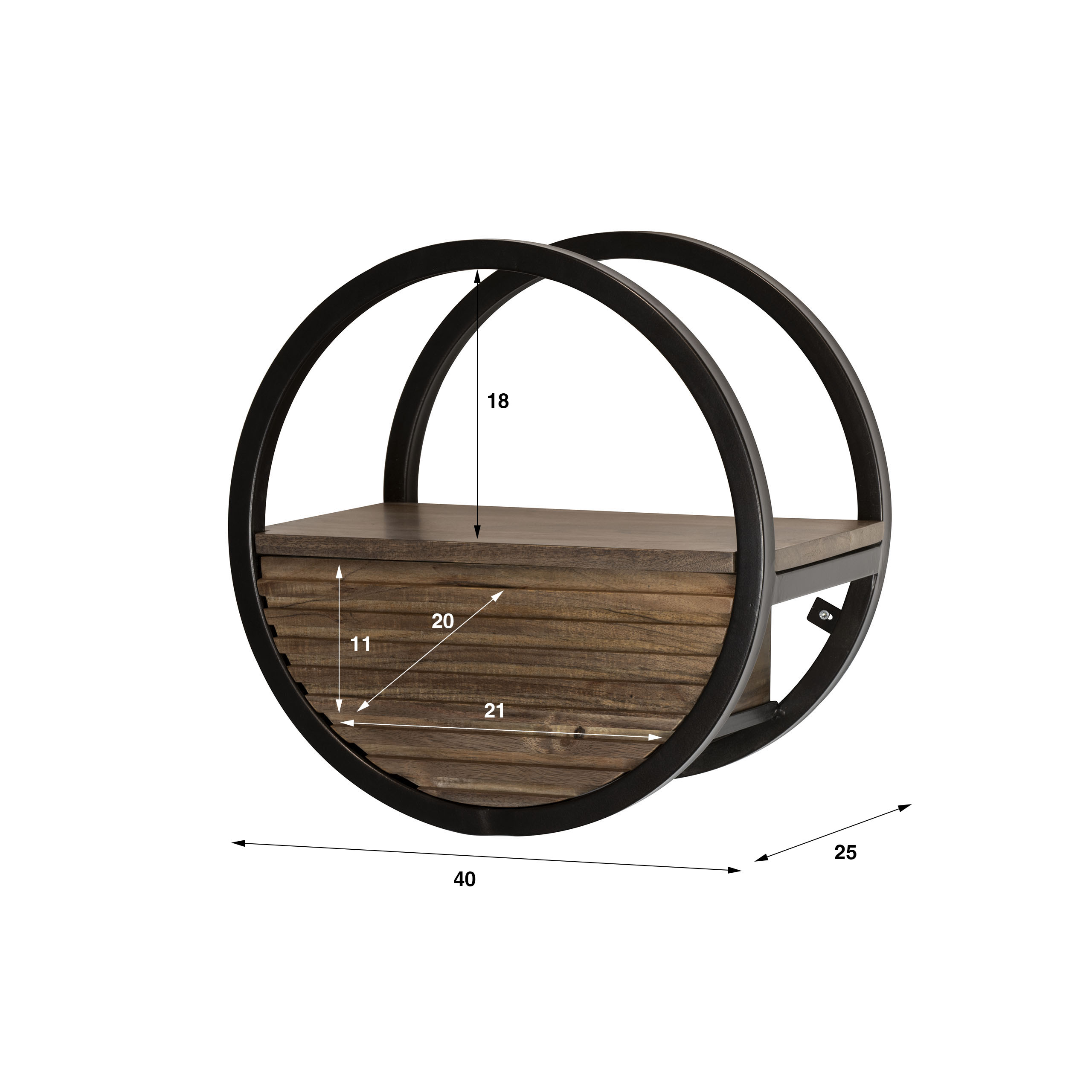 Wandschap Circular 1L Ø40 - Afbeelding 7