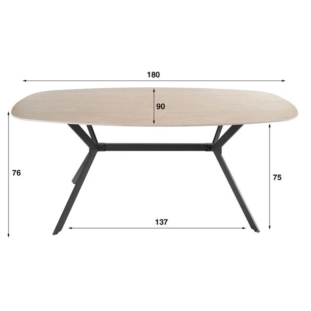 Eettafel Romano 180 - Afbeelding 9