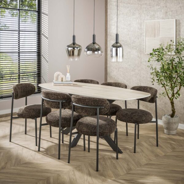 4571_89D_1 Eettafel Romano Cross 180