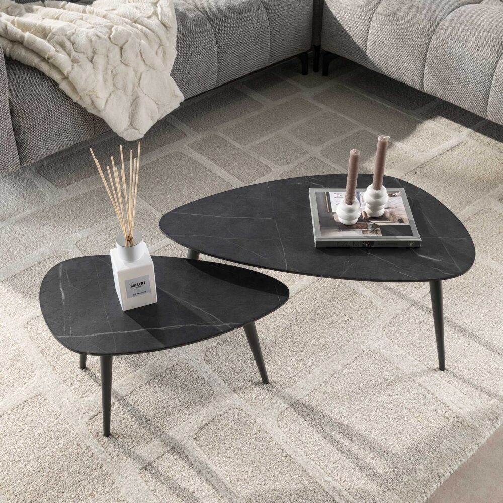 Salontafel Onyx peervormig set/2 - Afbeelding 2
