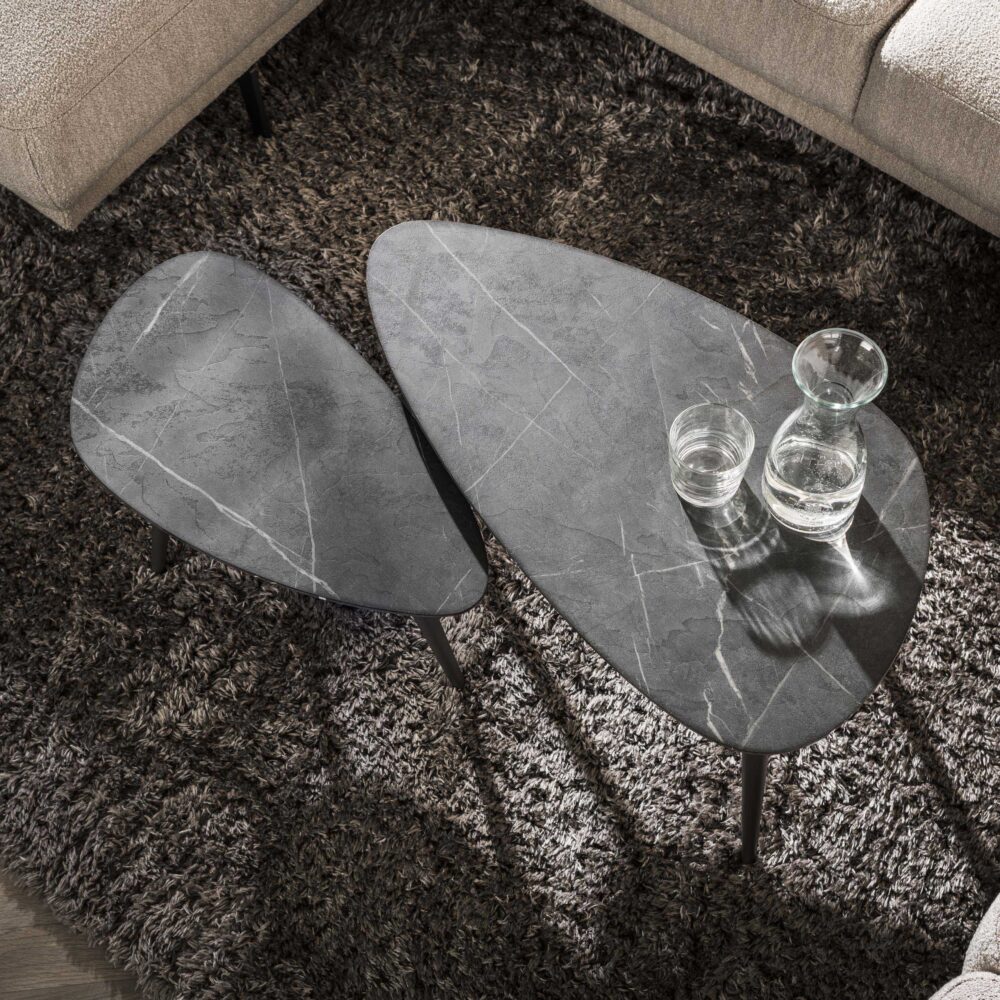 Salontafel Onyx peervormig set/2 - Afbeelding 5