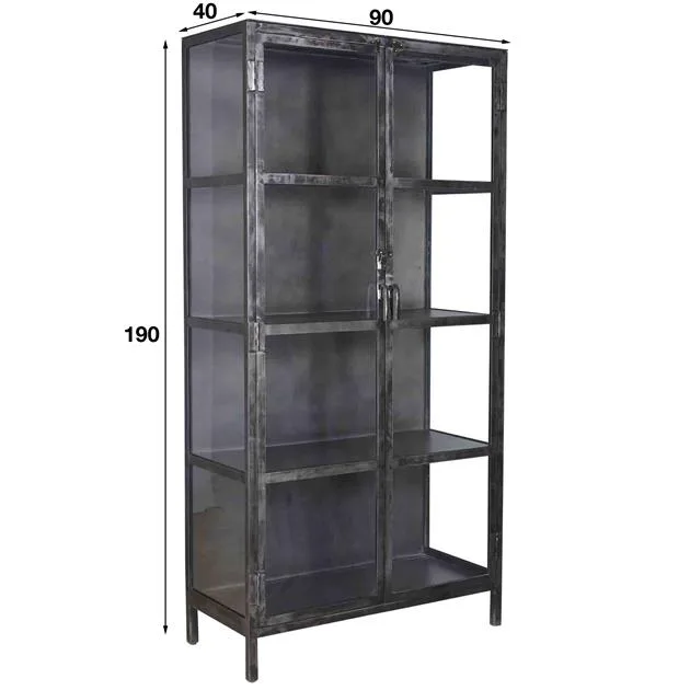 Vitrinekast Rift Metal 2D - Afbeelding 7