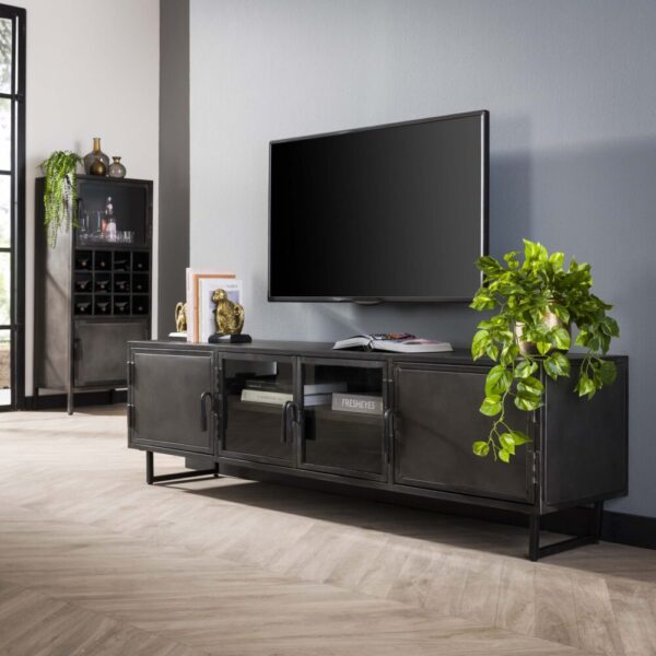 TV-meubel Rift Metal 4D