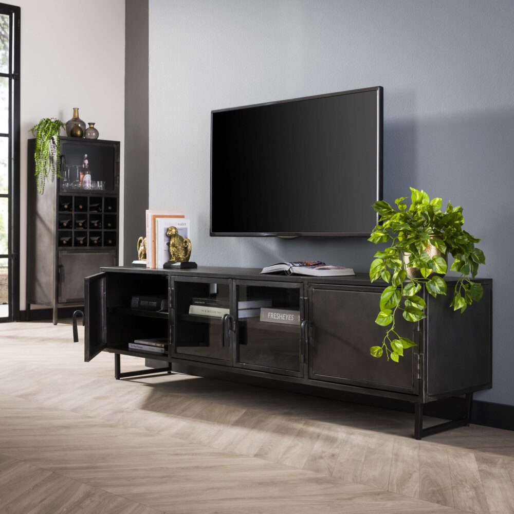 TV-meubel Rift Metal 4D - Afbeelding 2