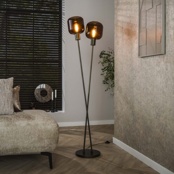 Vloerlamp Bronza 2L