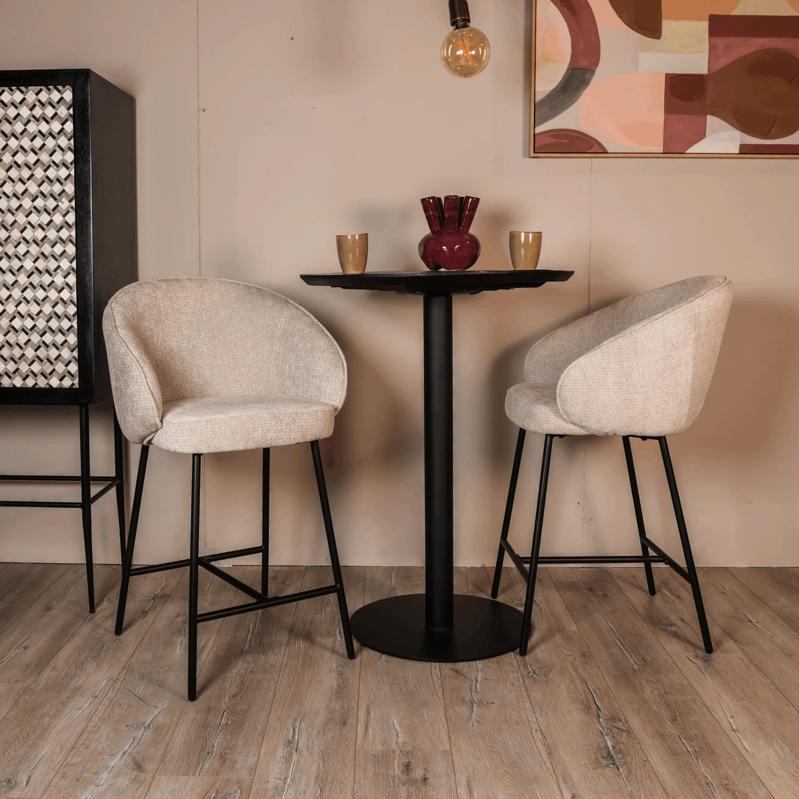 Barstoel Jora - Naturel - Afbeelding 4