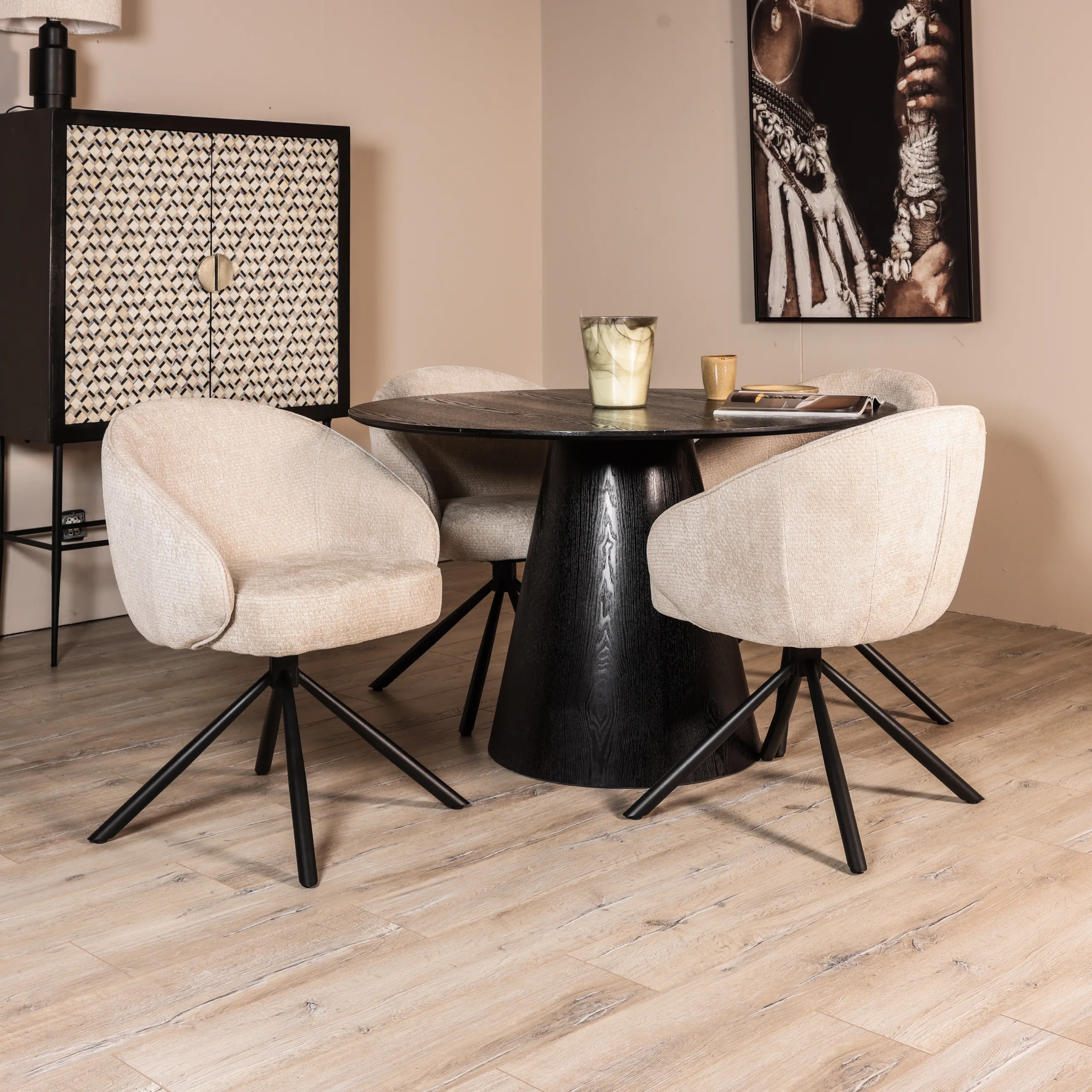 Eetkamerstoel Topa - Naturel - Afbeelding 5