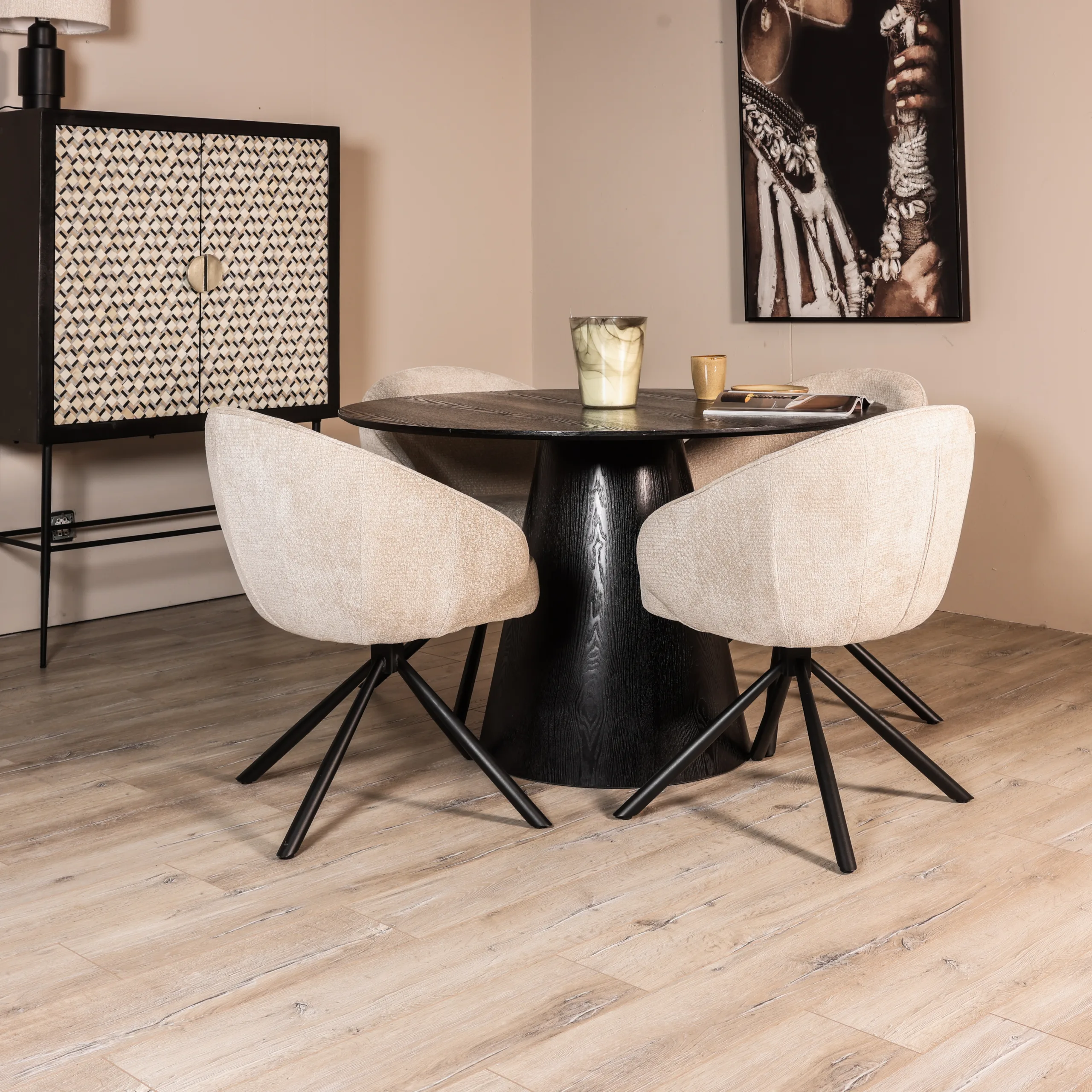 Eetkamerstoel Topa - Naturel - Afbeelding 4