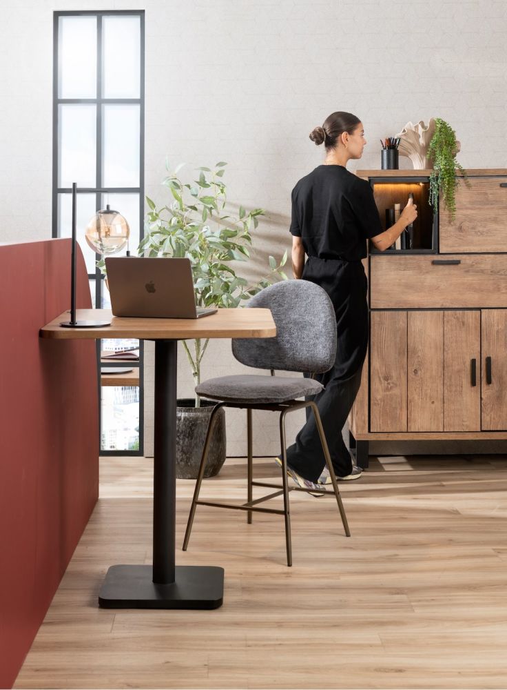 Brest bartafel vintage oak 75x75cm - Afbeelding 3
