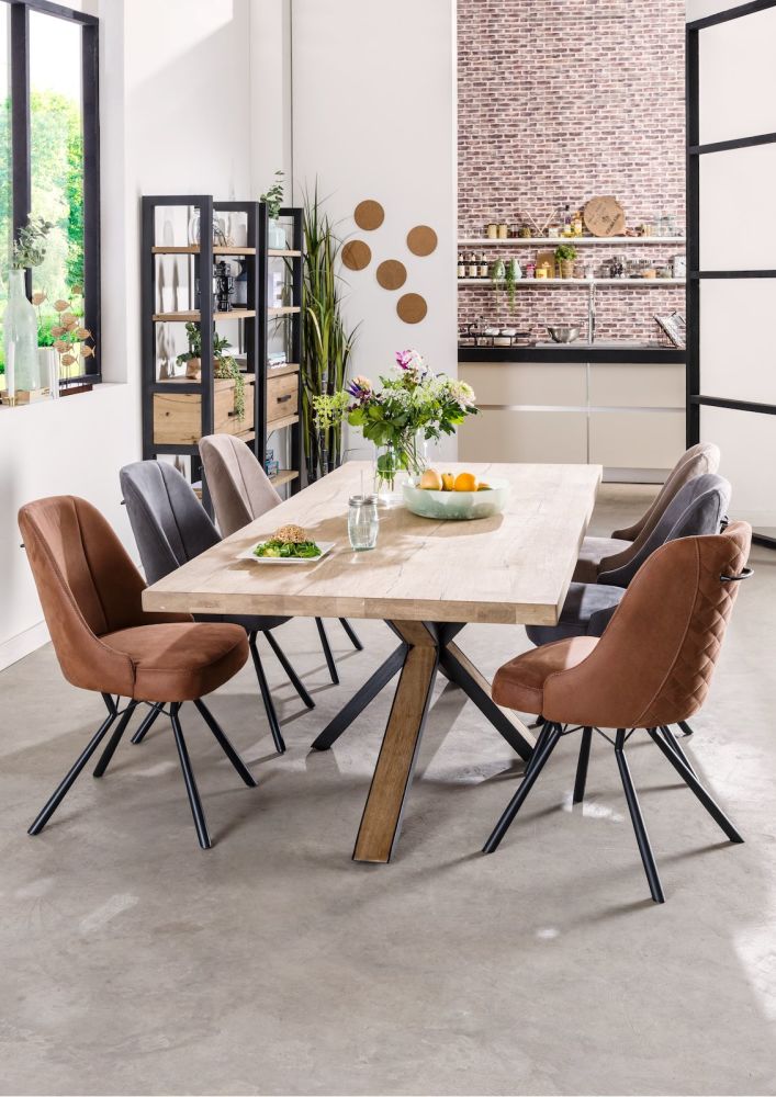 Brooklyn, dressoir 240 cm - 3-deuren + 2-laden - Afbeelding 6