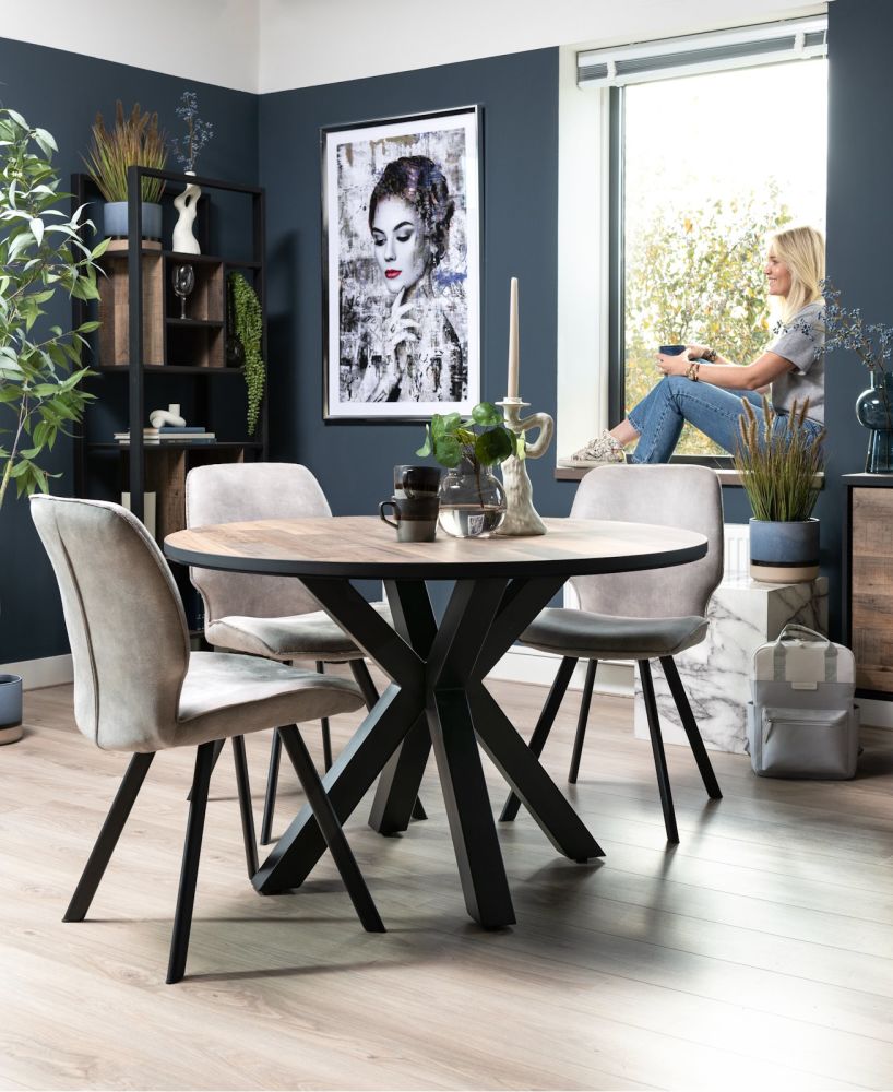 Sardinie, eetkamertafel rond 120 cm - Afbeelding 3