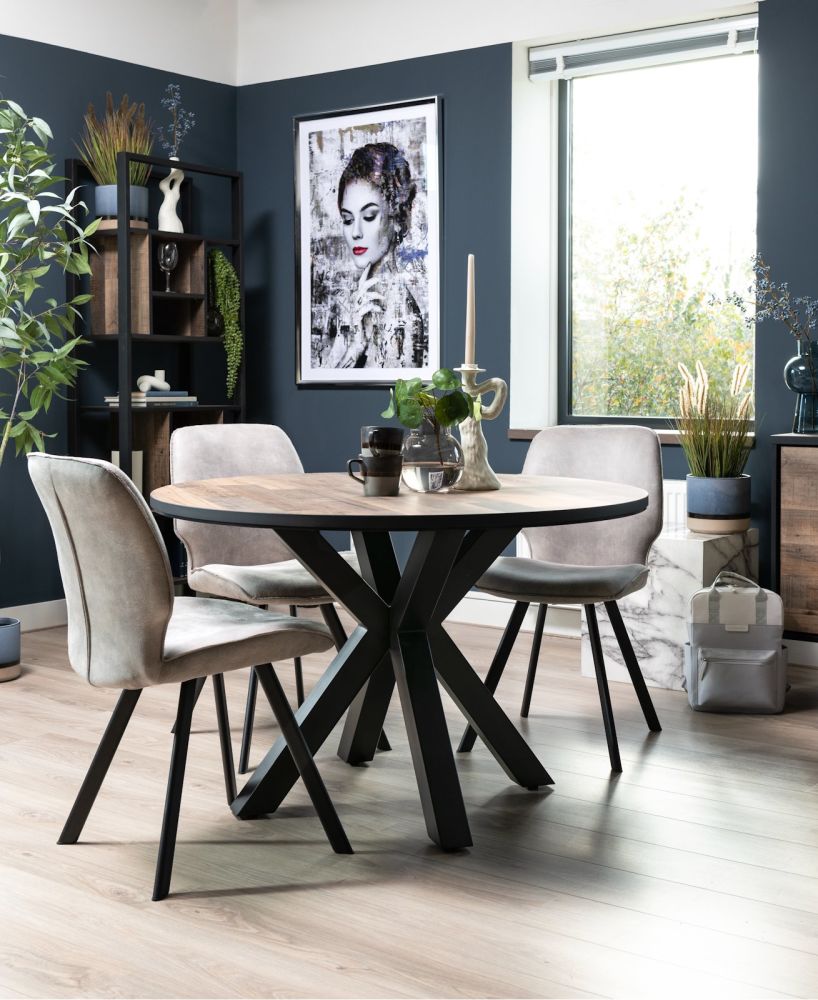 Sardinie, eetkamertafel rond 120 cm - Afbeelding 4
