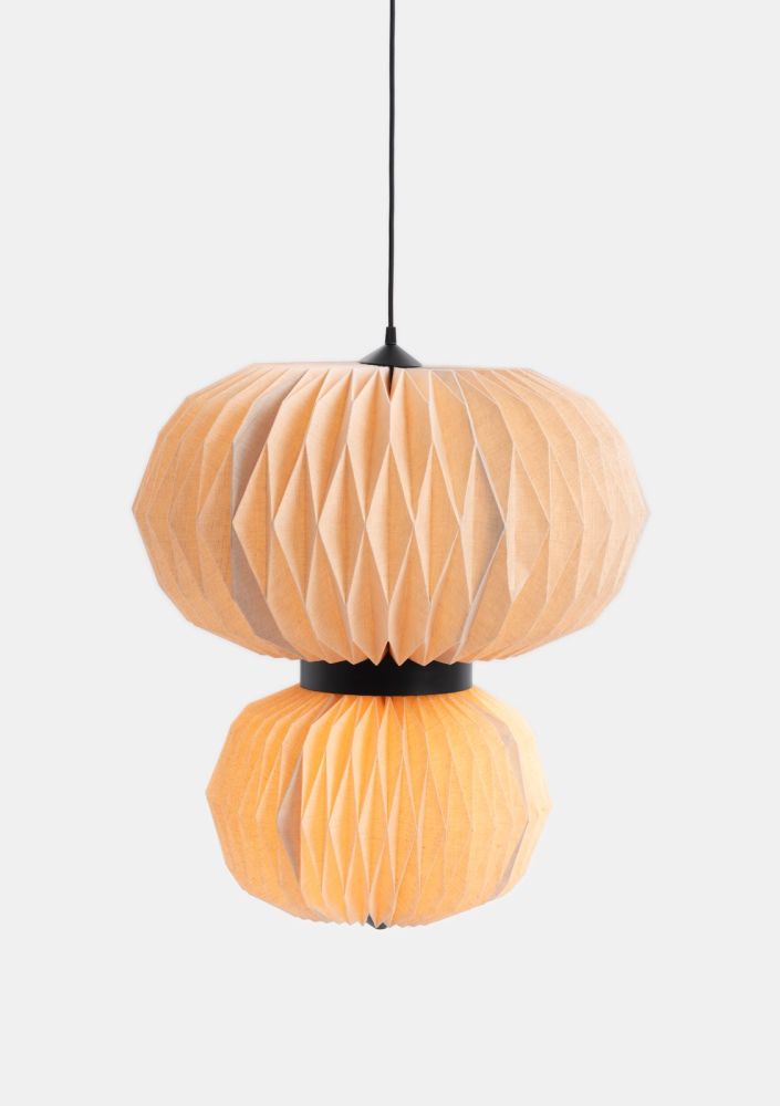 Rikke hanglamp 2*E27 D60cm - Beige