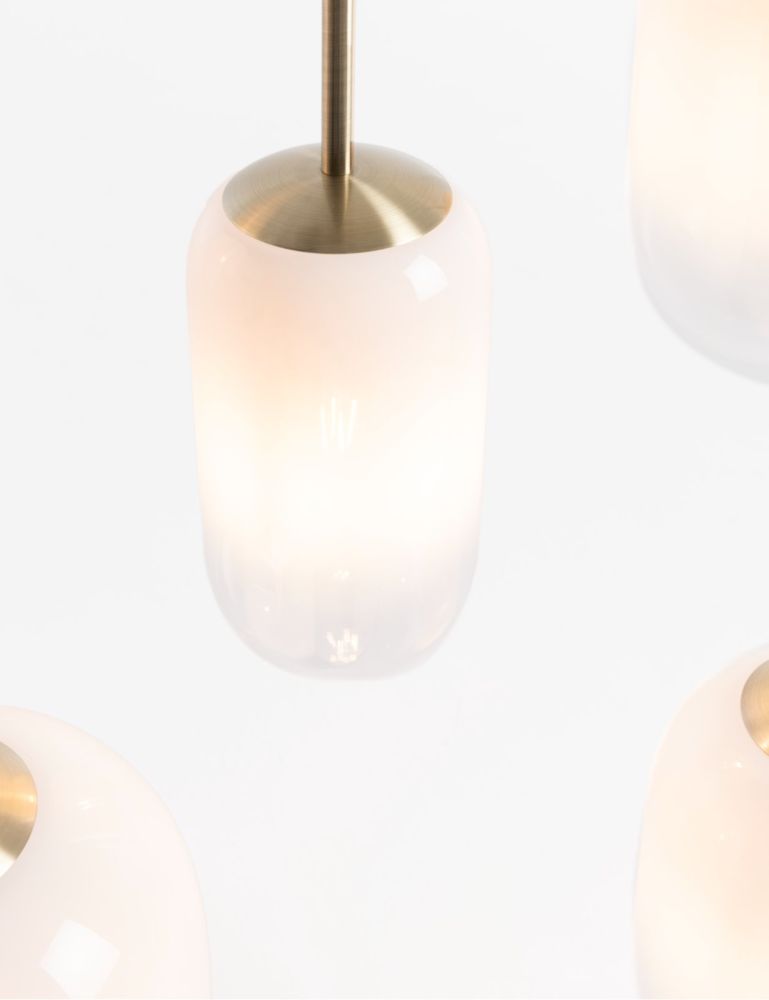 Milky hanglamp 5*E27 - Wit - Afbeelding 2