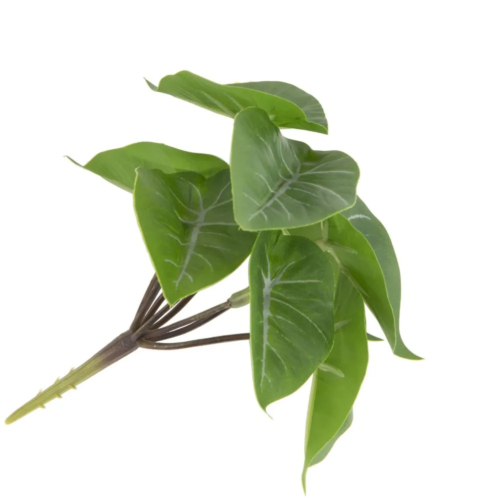 Anthurium Mini Bush H13cm kunstbloem - Groen