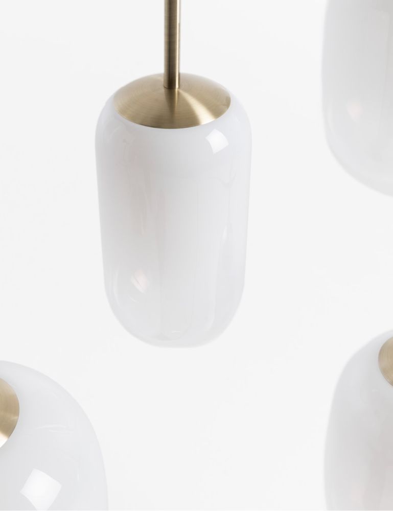 Milky hanglamp 5*E27 - Wit - Afbeelding 5