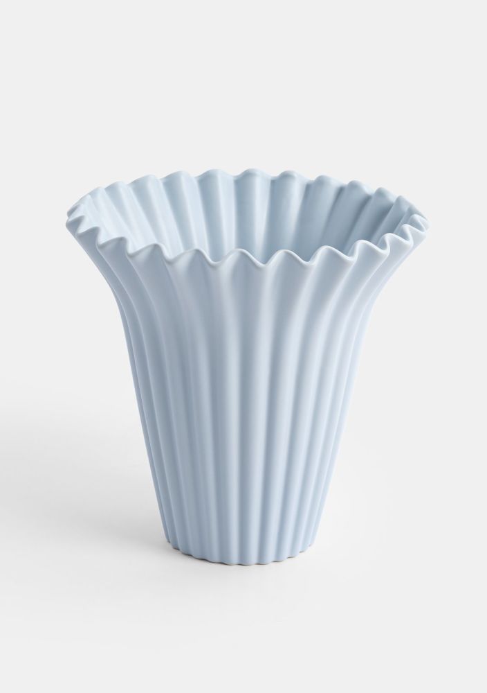 Alisha vaas h30cm - Blauw