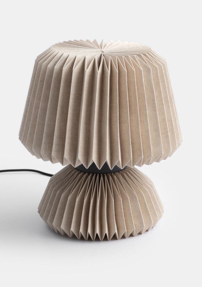 Rikke tafellamp 1*E27 H33cm - Beige - Afbeelding 5
