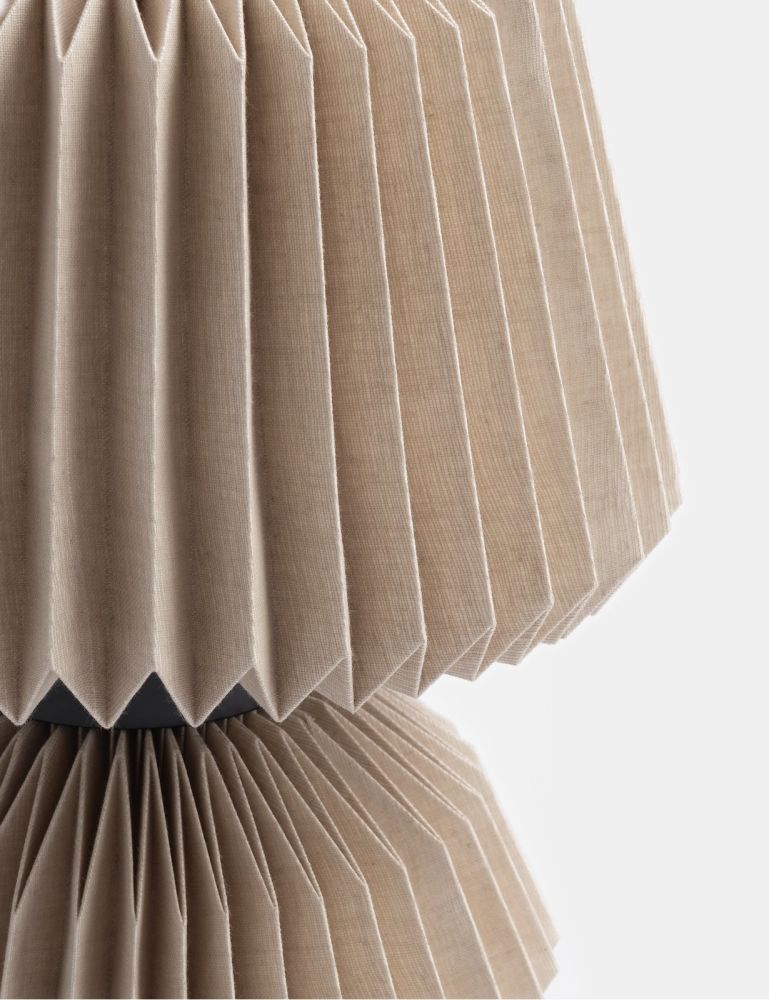 Rikke tafellamp 1*E27 H33cm - Beige - Afbeelding 6