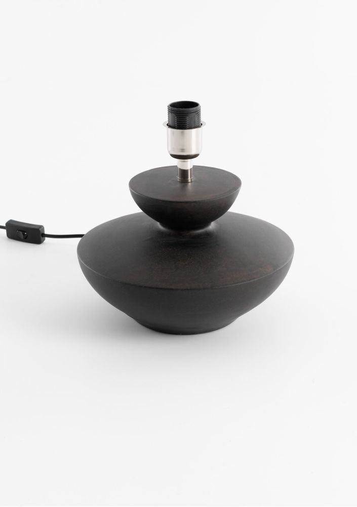 Noor lampenvoet 1*E27 - Zwart