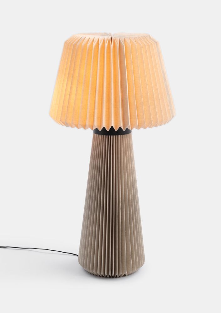 Rikke vloerlamp 1*E27 H95cm - Beige