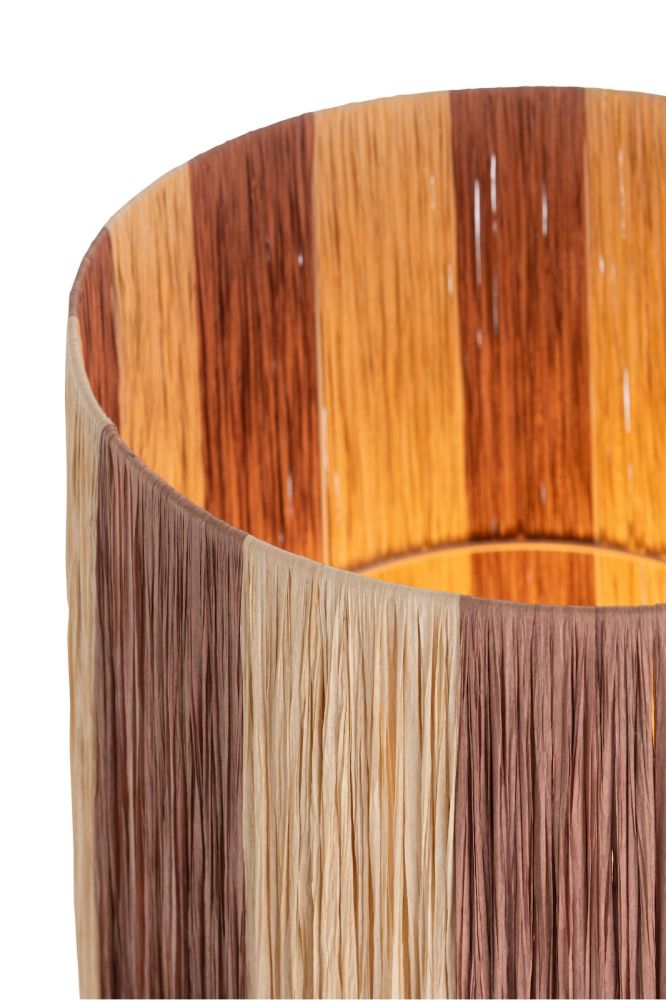 Billie vloerlamp 1*E27 - Bruin - Afbeelding 3