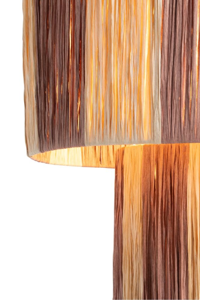 Billie vloerlamp 1*E27 - Bruin - Afbeelding 4