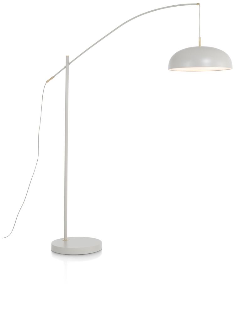 Hugo boog vloerlamp 3*E27 - Grijs