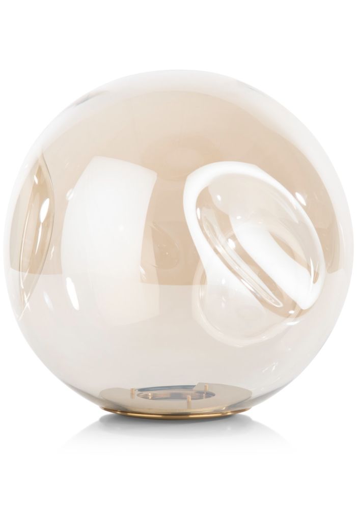 Bo glazen bol L D23cm - Goud
