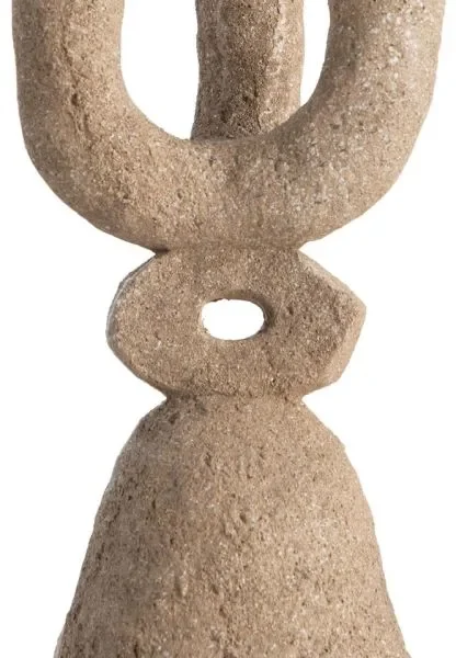 June kandelaar H27cm - Bruin