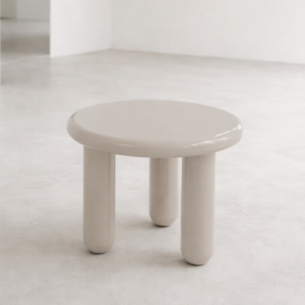 Mauro bijzettafel h45cm - Cremekleurig